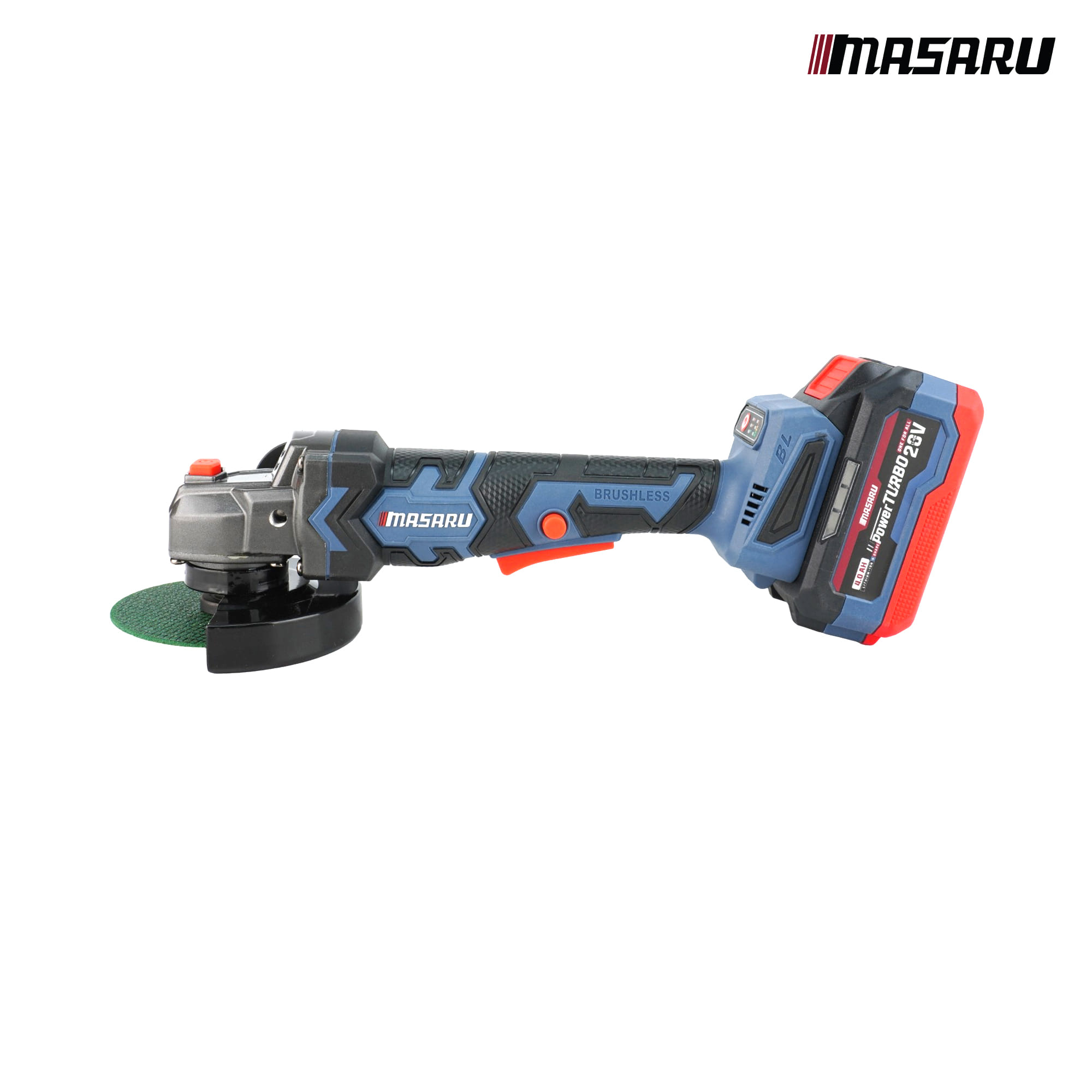 ชุดเซ็ตสว่านไขควงเจียรไร้สาย MASARU 20V รุ่น SCCG-105 (พร้อมแบตเตอรี่)